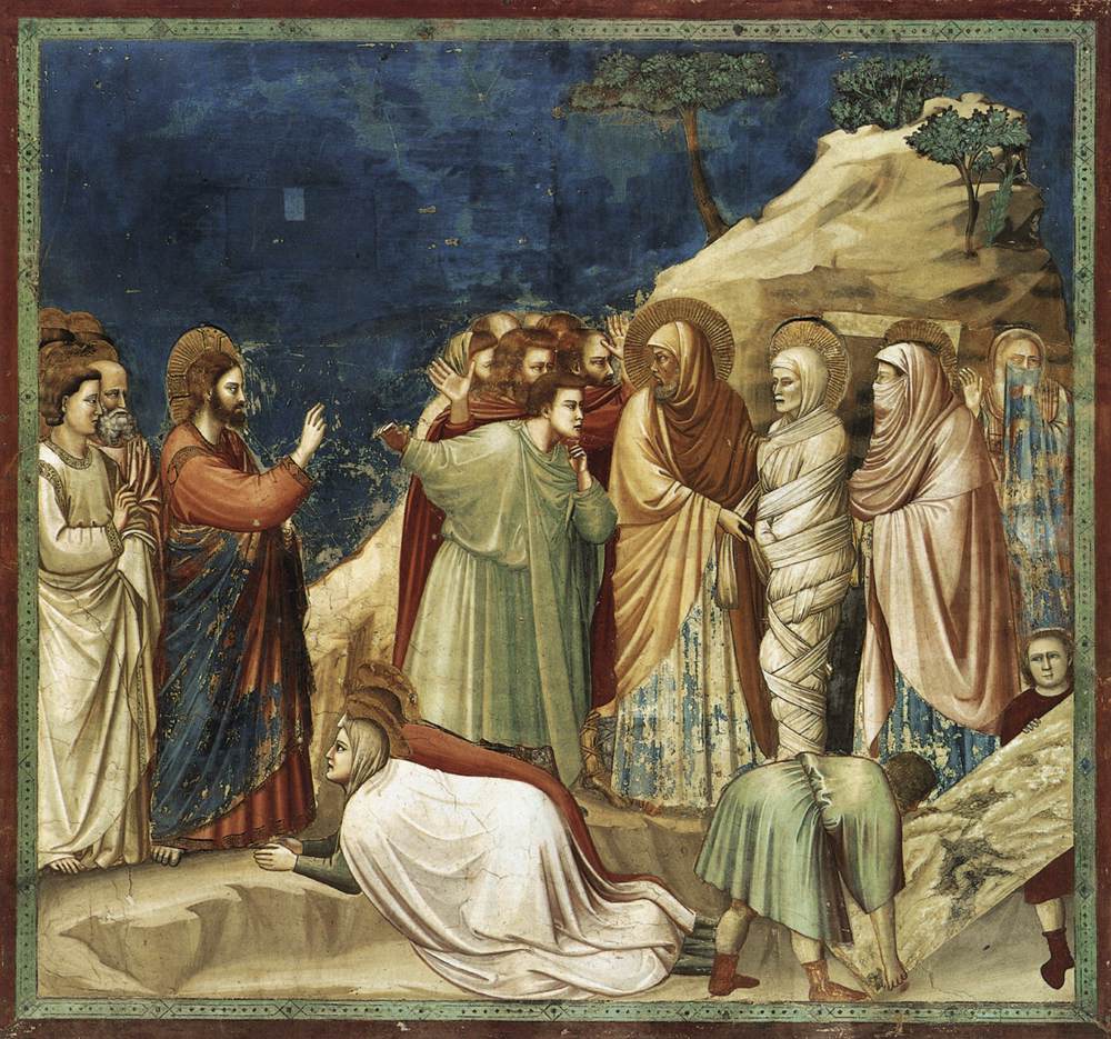 Giotto: Lázár feltámasztása