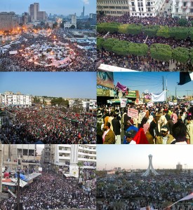 Arab tavasznak nevezik a 2011 elején kirobbant kormányellenes tüntetéssorozatokat, amelyek az arab államokban törtek ki. (forrás: Wikipédia)